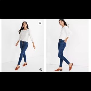 Madewell 10” High Rise Skinny Jean w Magic Pockets